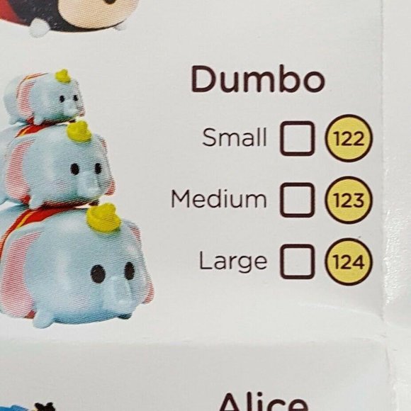 Disney TSUM TSUM Dumbo 123 Medium Stackable Vinyl Mini-Figure Series 2 - Picture 10 of 10